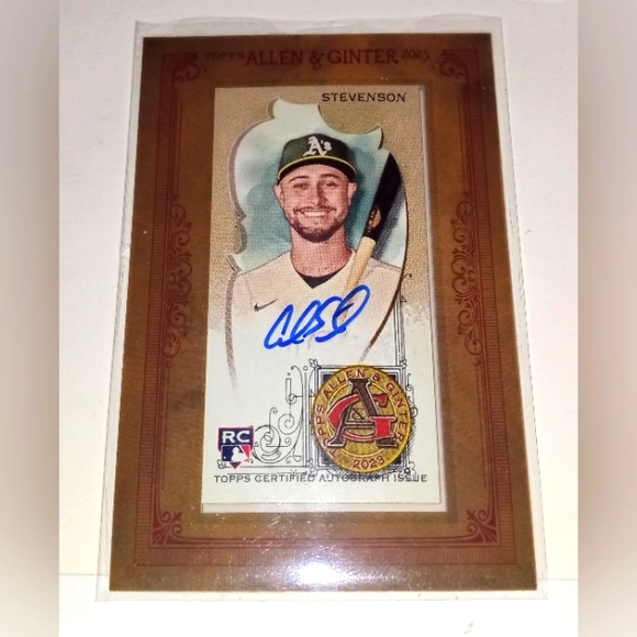 Cal Stevenson Rookie Card Autograph Topps Allen & Ginter 2023 #MA-CSTE - Picture 1 of 2